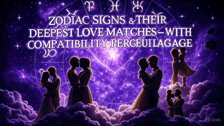 Zodiac Signs & Their Deepest Love Matches – With Compatibility Percentage